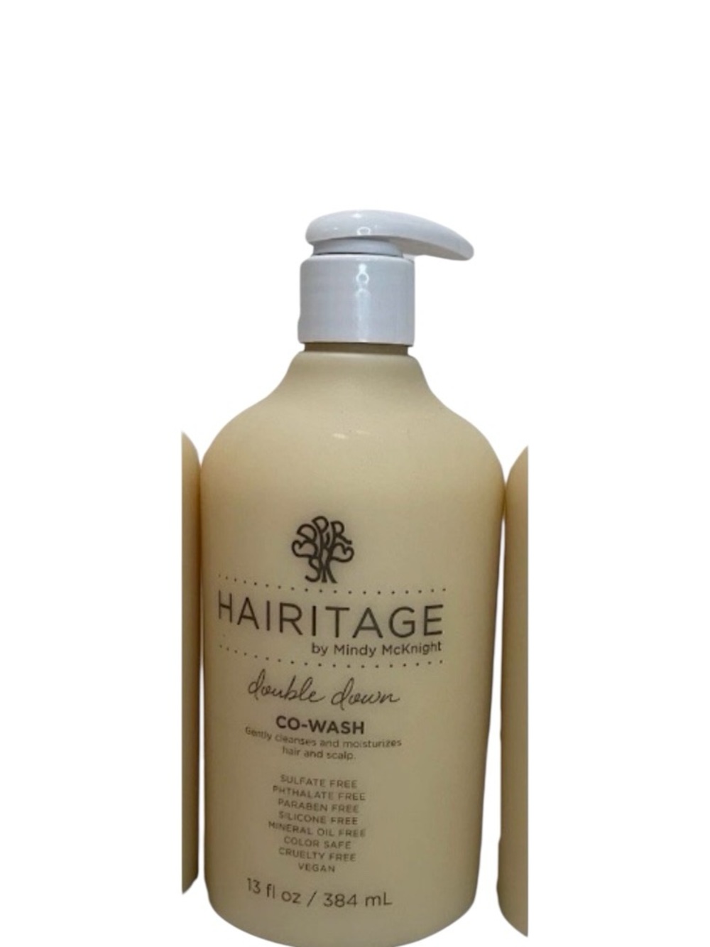 New Hairitage Hair Care Double Down Co-Wash Shampoo Conditioner in One